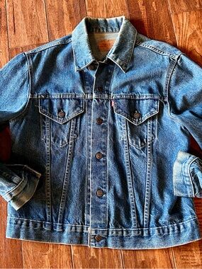 VTG 70sLevi's Jacket Mens 42 Denim 70505 0217 Trucker Western Made USA Type III